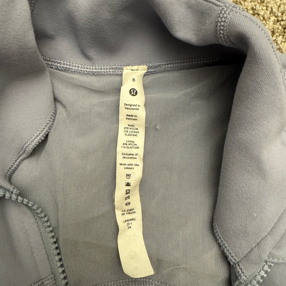 Lululemon Dusty Blue Define Jacket - Picture 3 of 3